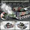 Supdex 1:18 Remote Control Tank, 2.4G Metal German Leopard II RC Tank That Shoot BBS, Army Model Toy with Smoke, Sound,Lights and Recoil, Military RC Vehicle for Adults and Kids 6+Year Old view 3
