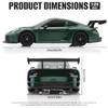 Aka Supaku RC Drift Car, 1:24 4WD Remote Control Cars Vehicle with LED Light,2.4GHz 20KM/H High Speed RC Cars with Two Batteries & Drifting Tires Racing Sport Toy for Adults Boys Girls Kids view 3