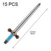 Hsqqdc 15pcs Inflatable Swords Inflated Knife Swords Weapons Blow Up Cosplay Props for Carnival Birthdays Decoration view 2
