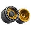 4pcs 2.2 RC Aluminum & Brass Beadlock Wheels, Deep Dish Rims for 1/10 Rock Crawler & Mud Truck  Fits TRX4, Gen8, Capra, Gen7 Pro, SCX10  Durable Metal Upgrade Parts view 1