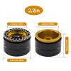 4pcs 2.2 RC Aluminum & Brass Beadlock Wheels, Deep Dish Rims for 1/10 Rock Crawler & Mud Truck  Fits TRX4, Gen8, Capra, Gen7 Pro, SCX10  Durable Metal Upgrade Parts view 2