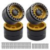 4pcs 2.2 RC Aluminum & Brass Beadlock Wheels, Deep Dish Rims for 1/10 Rock Crawler & Mud Truck  Fits TRX4, Gen8, Capra, Gen7 Pro, SCX10  Durable Metal Upgrade Parts view 3