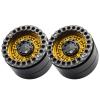 4pcs 2.2 RC Aluminum & Brass Beadlock Wheels, Deep Dish Rims for 1/10 Rock Crawler & Mud Truck  Fits TRX4, Gen8, Capra, Gen7 Pro, SCX10  Durable Metal Upgrade Parts view 4