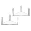 2 Piece High Clearness Football Display Case Sturdy Modern Design for Sports Enthusiasts and Collectors Shatterproof Trophies Exhibition Base view 3