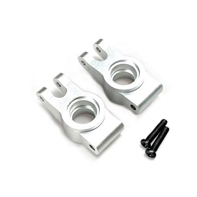 for Mjx for Hyper Go 14301 14302 1/14 Metal Rear Wheel Cup Fixed Remote Control Car Accessories Parts Upgraded Replacement and Repair RC Car DIY Parts(Silver)