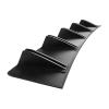 Rear Bumper Lip Diffuser 5 Fin Universal Car Rear Bumper Chassis Carbon Fiber Spoiler Shark Fin Car Modified Styling Accessories(Black) view 4