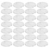 Abaodam 30pcs Clear Plastic Action Figure Stand Bases for Articulated Figures Non-scratch Round Model Support Pedestal for Display Holder Compatible with Various Brands and Styles view 1