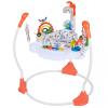HONEY JOY Baby Bouncer Activity Center, Infant Jumper and Table w/ 360 Rotary Seat, 3 Adjustable Heights, Music, Lights, Sounds & Developmental Toys, Activity Center for Babies 6+ Months (Orange) view 1