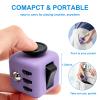 6 Pack Fidget Cube & Infinity Cube Toys for Adults & Kids, Multi-Sided Sensory Anxiety Relief Toys for ADD, ADHD, OCD, Autism - Cool Handheld Fidget Gadgets for Stress and Focus (Pure) view 2