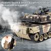 Supdex 1:18 RC Tank That Shoot BBS, 2.4G US M1A2 Remote Control Tank Model Truck Toys, Army Toy with Smoke, Lights, Sound and Recoil, Military RC Vehicle for Adults and Kids 6+ Years Old view 3