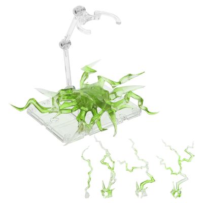 Abaodam Adjustable Action Figure Display Stand with Electric Effect Base Stable Doll Support for Collectibles Portable Model Holder for Anime Figures and Decorative