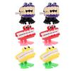 GALPADA 6pcs Wind-up Chattering Teeth with Eyes and Feet Halloween Party Favor for Boys and Portable Novelty Gifts for Birthday and Holiday Fun view 1