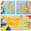 BESPORTBLE 16pcs Mini Plastic Sand Shovels for Little Shovel for Outdoor Beach Digging and Planting Lightweight Scoops for Play in Orange 16pcs view 3
