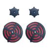 2-Pack for Mud Kitchen/Kitchen Sets 5",Realistic On/Off Look with Spinning Knobs,Role-Playing Stove Accessories view 2