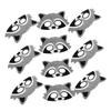 BESPORTBLE 10pcs Felt Jungle Animal Masks for Elastic Strap Cartoon Eye Masks for Zoo Birthday Parties School Plays Camping Events Group Activities and Themed Performances view 1