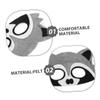 BESPORTBLE 10pcs Felt Jungle Animal Masks for Elastic Strap Cartoon Eye Masks for Zoo Birthday Parties School Plays Camping Events Group Activities and Themed Performances view 3
