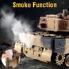 Supdex 1:18 Remote Control Tank That Shoot, 2.4G German Leopard II RC Tank Model Toys, Army Toy with Smoke, Lights, Sound and Recoil,Military RC Vehicle for Adults and Kids 6+Year Old view 4