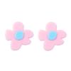 5.2 * 4.8cm Bohemian Acrylic Cartoon Flower Earnail Female ,green,5.2 * 4.8cm view 2