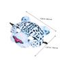 Abaodam 3pcs Leopard Half Face EVA Animal Masks Lightweight Breathable Masquerade for Halloween Carnival Party Decoration Accessories view 2