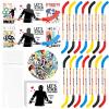 28 Set Valentines Day Gifts Hockey Party Favors Bulk Hockey Pencils and Erasers Includes Hockey Pencils Hockey Stickers Hockey Cards Packaging Gift Bags Hockey Fans Sports Fans Party Prize Gifts view 1