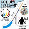 28 Set Valentines Day Gifts Hockey Party Favors Bulk Hockey Pencils and Erasers Includes Hockey Pencils Hockey Stickers Hockey Cards Packaging Gift Bags Hockey Fans Sports Fans Party Prize Gifts view 2