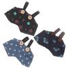 BESTonZON 3pcs Doll Overalls for Plush Bears Soft Cotton Striped and Denim Pants DIY Accessories Kawaii Stuffed Animal Clothes for Dress-up and Skill Development view 1