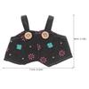 BESTonZON 3pcs Doll Overalls for Plush Bears Soft Cotton Striped and Denim Pants DIY Accessories Kawaii Stuffed Animal Clothes for Dress-up and Skill Development view 2