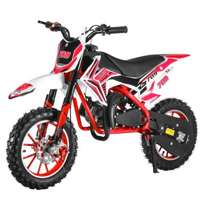 50cc Dirt Bike, Dirt Bike for Kids, Mini Motorcycle, Mini Bike, New Model Quality Improvement, Max Load 330lbs, Up to 25mph, Gifts for Boys (06-red pro)