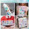 100 Pcs Cute Rainbow Animal Stickers for Kids Girls Teens, Waterproof Vinyl Pet Decals,Cartoon Starry Animal Sticker for Water Bottle,Laptop,Gift for Valentine's Day,Teaching Rewards,Party Favors view 3