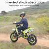 50cc Dirt Bike, Dirt Bike for Kids, Mini Motorcycle, Mini Bike, New Model Quality Improvement, Max Load 330lbs, Up to 25mph, Gifts for Boys (08-Green pro) view 4