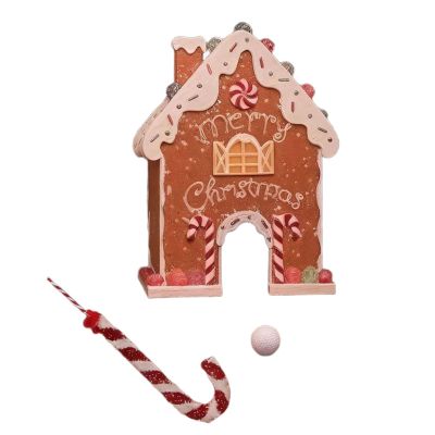 Christmas Party Golf Set Gingerbreads Styles Resin Sturdy Game for Office Home Festivities Gingerbreads Golf