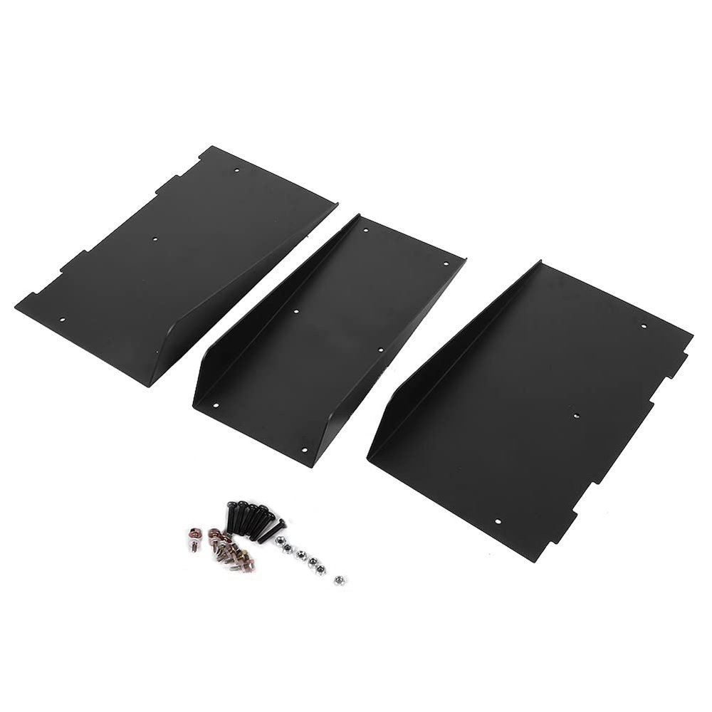 ABS Black Rear Chassis SPO Lip, Car Wing Difr, or Vehicle Stabi, Scratch SPO with Nstruc Inlation