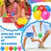 Lenwen 200 Pcs Kids Knobby Balls 4.7 Inch Soft Bouncy Balls Bulk for Toddlers Inflatable Sensory Toys with Air Pump Spiky Massage Stress Toys for Kindergarten Playground Backyard Pool, 5 Color view 4