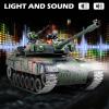 Supdex 1:18 RC Tank That Shoot BBS, 2.4G RUS T-90 Alloy Metal Remote Control Tank Model Toys, Army Toy with Smoke, Lights, Sound and Recoil,Military RC Vehicle for Adults and Kids 6+ Year Old view 4