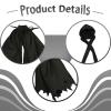1/12 Action Figure Cape and Hat, Doll Costumes, Trendy, Fashion Unisex Figure Accessories Miniature Clothing for 6" Men Women, Yellow view 3