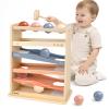 Vanplay Ball Drop Toys for One Year Old Boy Girls Birthday Gifts, Montessori Toys for 1 2 Year Old, Wooden Hammer Rolling Ball Toys for Toddlers 1-3, Cause and Effect Toys for Baby 12M+ First Gifts view 1