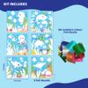 jackinthebox Foil by Number Ocean Crafts Kits for Kids, Girls Toys Ages 48 view 2