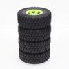 1:10 Scale RC Car Parts Short-Course Model Cars Running Street Buggy Tires Wheel Compatible with RC Car Models RC Models 1 10 Scale Models(Green) view 1