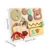 Activity Board - Wood Educational Toddler Toy for Early Learning, Fine Motor Skills, Cognitive Development, Kids, Preschool Kindergarten Classroom Homeschooling Summer Camp Family Nights Educators view 2