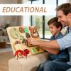Activity Board - Wood Educational Toddler Toy for Early Learning, Fine Motor Skills, Cognitive Development, Kids, Preschool Kindergarten Classroom Homeschooling Summer Camp Family Nights Educators view 4