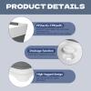 2nd Gen Collapsible Wash Basin for Baby Bottle Washer, 2.4 Gallons Portable Dish Pan Bucket for Camping Kitchen Sink (Grayish White, 2 Pack) view 3