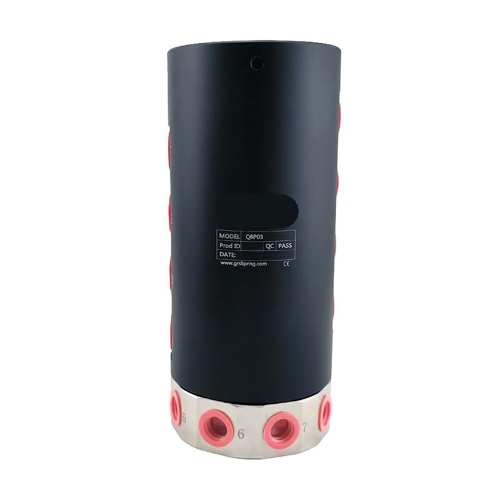 Q8P03 Integrated gas-electric slip ring 360-degree unlimited rotation Multi-channel design