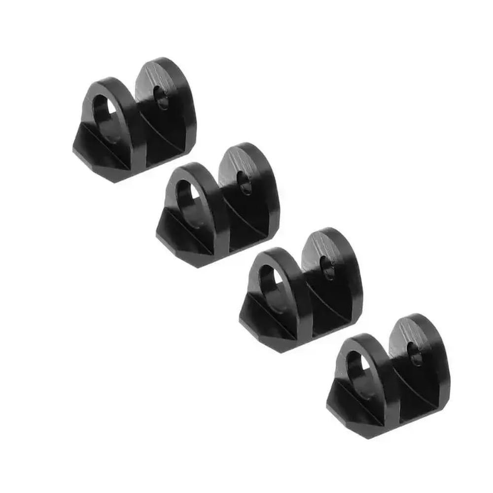 4PCS Aluminum Shock Cap Protector 1 18 Grom 1 14 Grom Reinforced Shock Guard Compatible with RC Car Parts RC Models 1 10 Scale Models(Black)