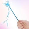 Abaodam 8pcs Butterfly Fairy Wands for Portable Lightweight Sticks with Ribbon Safe Material Creative Gift for Birthday Party Dress-up Fun view 3
