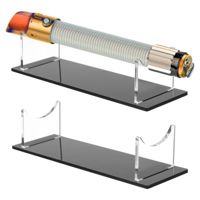 boxoon Acrylic Saber Stands, 2 Pcs, Desktop Display Racks, Holders For Swords, Light Sabers, Daggers, And Collectibles