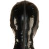 monbvxcerk Latex Hood Halloween Rubber Mask Open your mouth and Decorate your Neck in Red Cosplay (XXL) view 2