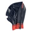 monbvxcerk Latex Hood Halloween Rubber Mask Open your mouth and Decorate your Neck in Red Cosplay (XXL) view 3
