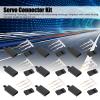 100Set RC Servo Connector Kit, 3 Pin Housing JST Connector Header 11041. with Hook, Performance Brass Material, Cold Pressing for Model Airplane and Electronic Instruments view 3