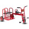 Kids Tricycle for Toddler Ages 3+, Preschool Kids Trike Bike with Non-Slip Pedal and Airless Rubber Wheels, Outdoor Playground Daycare Kid's Balance Bike, Gift for Boys and Girls (Passenger-Red) view 1