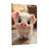 RMYRHQ Smiling Piglet Wood Jigsaw Puzzles Adult 1000 Pieces Vibrant Pig with Pinks Nose and Fluffy Fur Design Game Nights Gift for Small Groups Adults Family Bonding Activity Easter Birthday Gift view 1